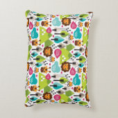 het kinder vrijetijdsgewin retro - safari decoratief kussen (Achterkant (Verticaal))