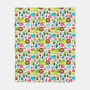 het kinder vrijetijdsgewin retro - safari fleece deken