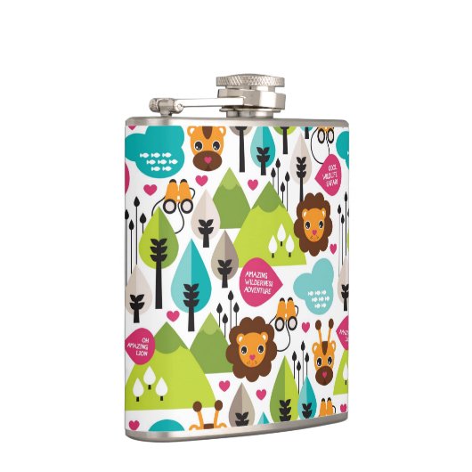 het kinder vrijetijdsgewin retro - safari heupfles (Rechts)