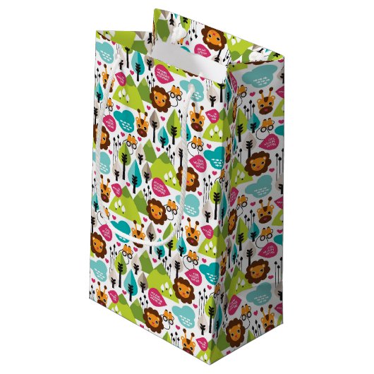 het kinder vrijetijdsgewin retro - safari klein cadeauzakje (Achterkant Gekanteld)