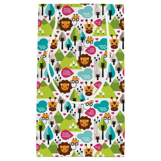 het kinder vrijetijdsgewin retro - safari klein cadeauzakje (Voorkant)