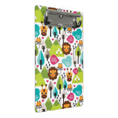 het kinder vrijetijdsgewin retro - safari mini klembord (Schuin)