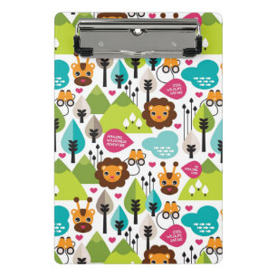 het kinder vrijetijdsgewin retro - safari mini klembord