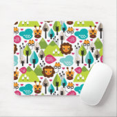 het kinder vrijetijdsgewin retro - safari muismat (Met muis)