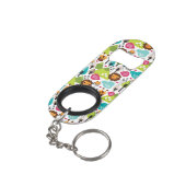 het kinder vrijetijdsgewin retro - safari sleutelhanger flessenopener (Achterkant Gekanteld)