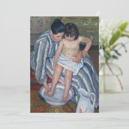 Het kinderbad | Mary Cassatt (Staand voorkant)