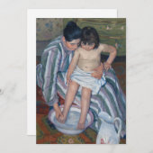 Het kinderbad | Mary Cassatt (Voorkant / Achterkant)