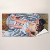 Het kinderbad, Mary Cassatt Badhanddoek (Badhanddoek)