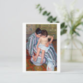 Het kinderbad, Mary Cassatt Briefkaart (Staand voorkant)