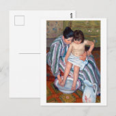 Het kinderbad, Mary Cassatt Briefkaart (Voorkant / Achterkant)