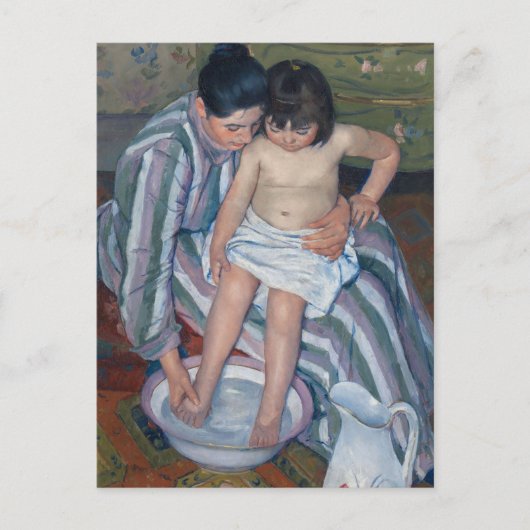 Het kinderbad | Mary Cassatt Briefkaart (Voorkant)