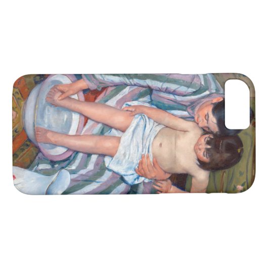 Het kinderbad, Mary Cassatt Case-Mate iPhone Case (Achterkant (Horizontaal))