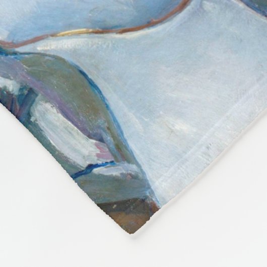 Het kinderbad, Mary Cassatt Fleece Deken (Hoek)