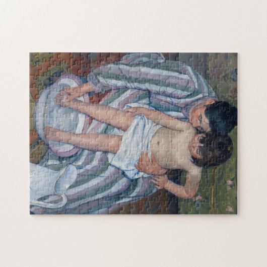 Het kinderbad | Mary Cassatt Legpuzzel (Horizontaal)
