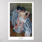 Het kinderbad / Mary Cassatt Poster (Voorkant)