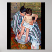 Het kinderbad, Mary Cassatt Poster (Voorkant)