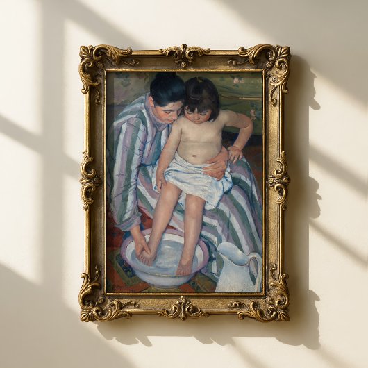 Het kinderbad | Mary Cassatt Poster