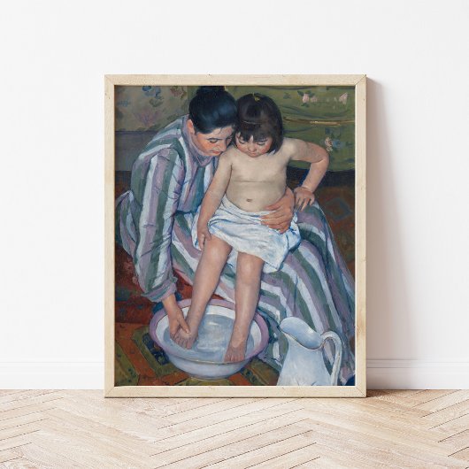Het kinderbad | Mary Cassatt Poster