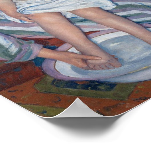 Het kinderbad | Mary Cassatt Poster (Hoek)