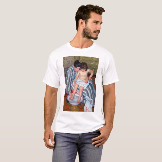 Het kinderbad, Mary Cassatt T-shirt (Voorkant volledig)