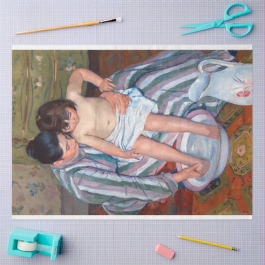 Het kinderbad, Mary Cassatt Tissuepapier (Craft)