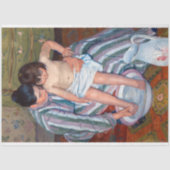 Het kinderbad, Mary Cassatt Tissuepapier (Voorkant)