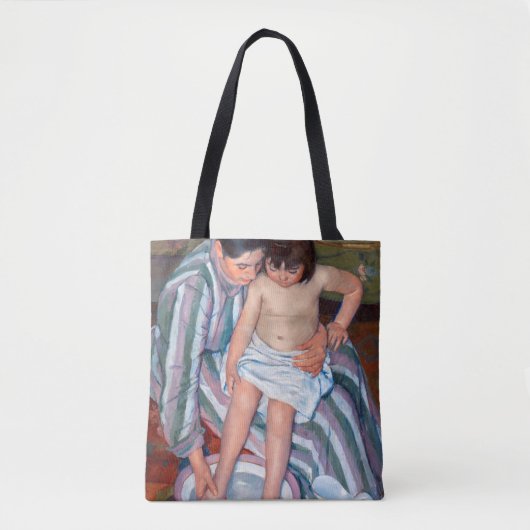 Het kinderbad, Mary Cassatt Tote Bag (Voorkant)