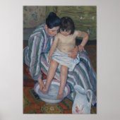 Het kinderbad van Mary Cassatt - Poster (Voorkant)