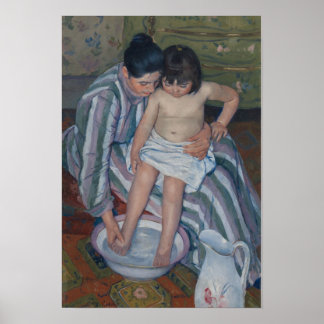 Het kinderbad van Mary Cassatt - Poster