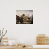 Het kinderhuis Murs Poster (Keuken)