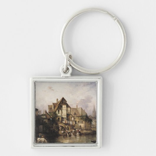 Het kinderhuis Murs Sleutelhanger (Voorkant)
