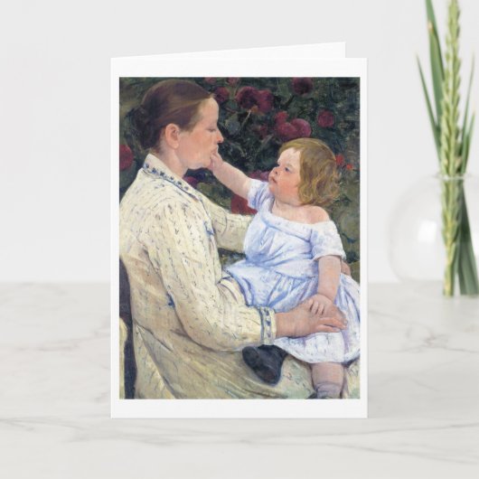 Het kinderkazerne, Mary Cassatt Kaart (Voorkant)