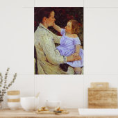 Het Kind's Caress. c. 1890, Mary Cassatt Poster (Keuken)