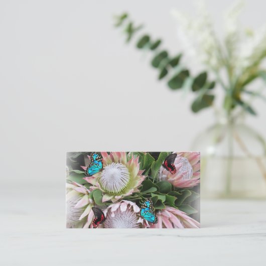 Het King Protea-Visitekaartje Visitekaartje (Staand voorkant)