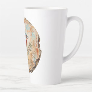 Het Kingfisher Fragment: Pompei's Azuurblauwe Bood Latte Mok