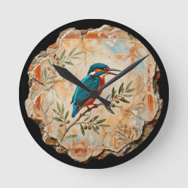 Het Kingfisher Fragment: Pompei's Azuurblauwe Bood Ronde Klok