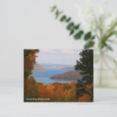 Het Kinzua-meer overzien Briefkaart (Staand voorkant)