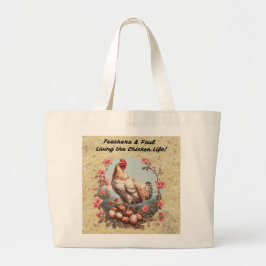 Het Kippenleven Leiden Grote Tote Bag