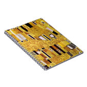 Het Kiss-patroon van Gustav Klimt, Art Nouveau Notitieboek (Rechterzijde)