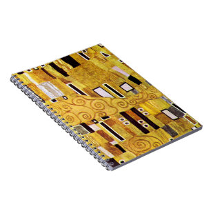 Het Kiss-patroon van Gustav Klimt, Art Nouveau Notitieboek