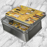 Het Kiss-patroon van Gustav Klimt, Art Nouveau Puzzel<br><div class="desc">De Kiss (patroondetail) van Gustav Klimt is een kunstschilderij van het Victoriaans Era Symbolisme. Dit detail is van een liefde- en romance schilderij met een romantisch stel in verschillende tinten goud, symbolen en patronen, dat een kus deelt tegen een bronzen achtergrond. Over de kunstenaar: Gustav Klimt (1862-1918) was een Oostenrijkse...</div>