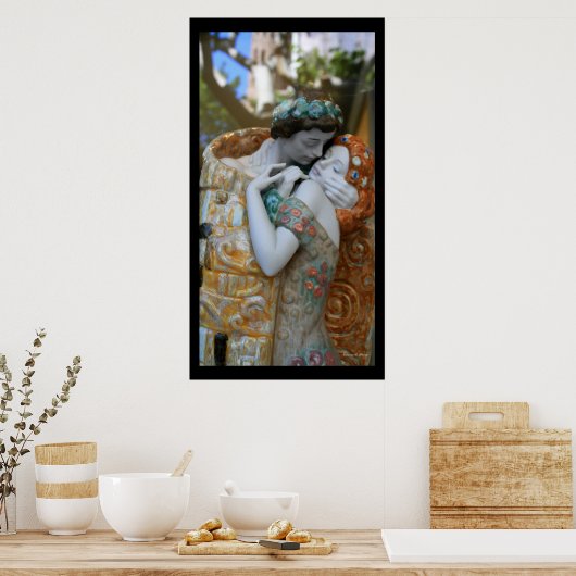 Het Kiss-Poster Poster (Keuken)