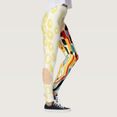 Het Kiss-textielpatroon van Gustav Klimt Leggings (Rechts)