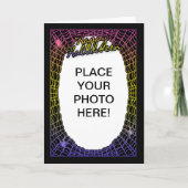 het klantgerichte Halloween spinneweb van de Kaart (Voorkant)