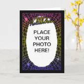 het klantgerichte Halloween spinneweb van de Kaart (Gele Bloem)