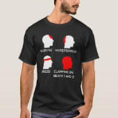 Het klappen op Beat 1 & 3 Drummer Sarcasm Funny Gi T-shirt (Voorkant)