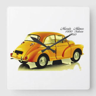 Het klassieke afbeelding van de Auto voor de Vierkante Klok