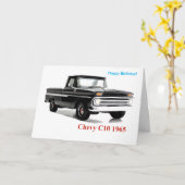 Het klassieke afbeelding van de Vrachtwagen voor Kaart (Gele Bloem)