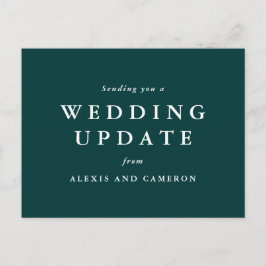 Het klassieke briefkaart van de jager van de updat