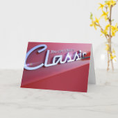 Het klassieke Embleem van de Auto van het Chroom Kaart (Gele Bloem)